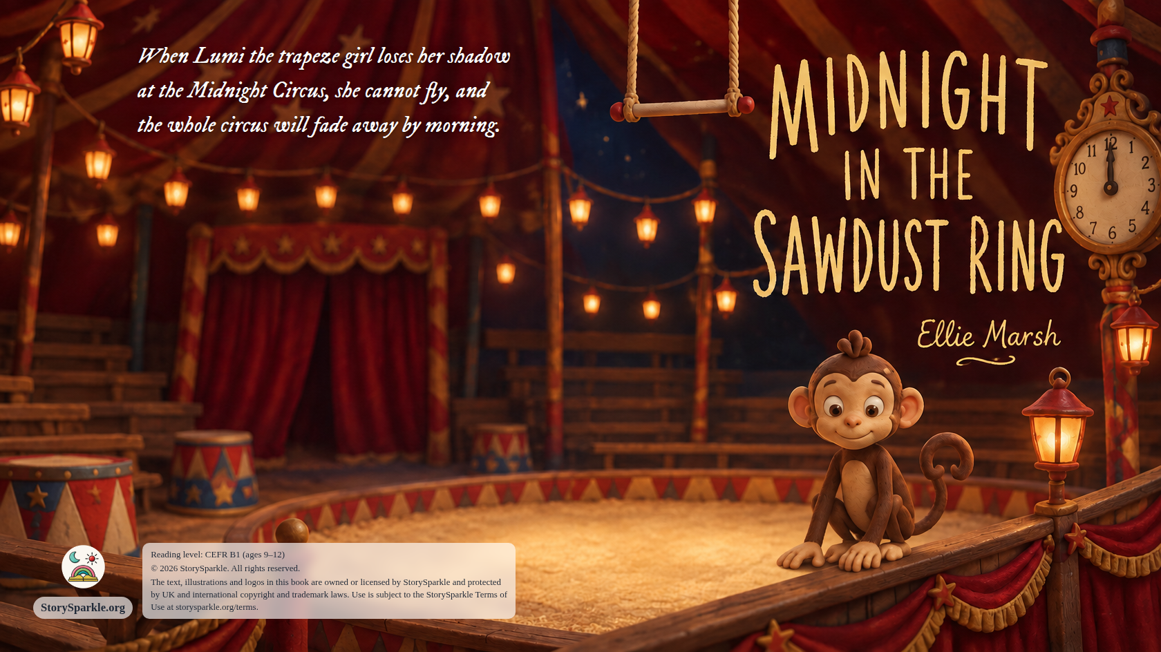 Midnight in the Sawdust Ring: Front cover