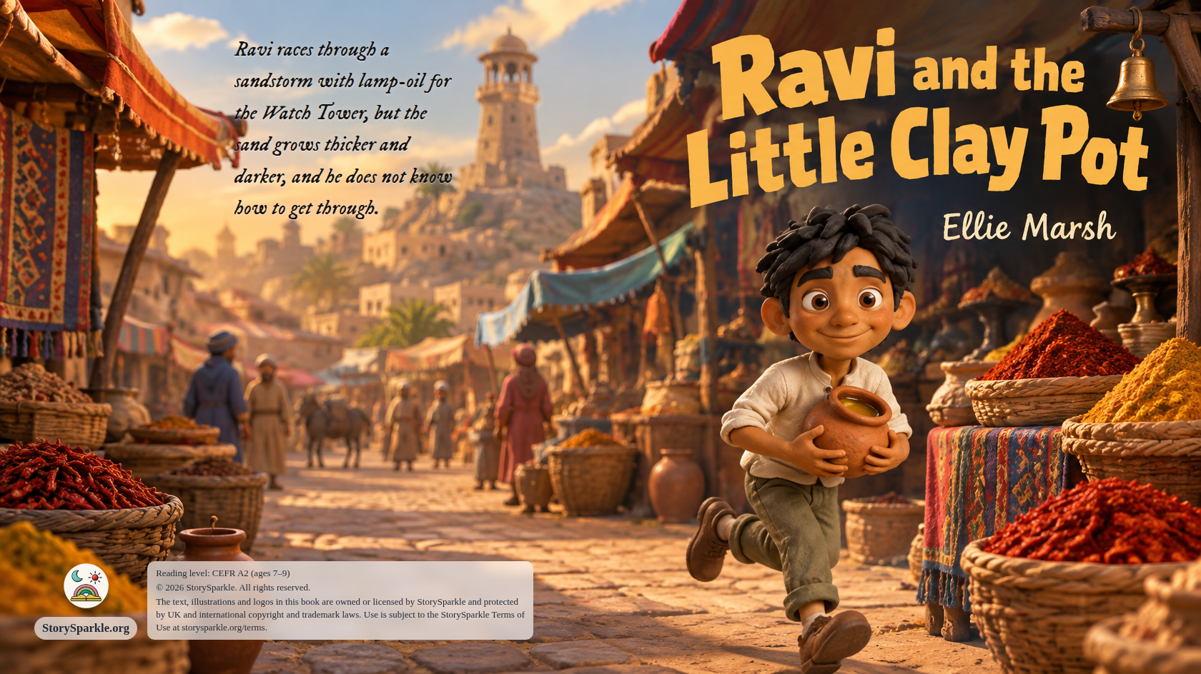 Ravi and the Little Clay Pot: Front cover
