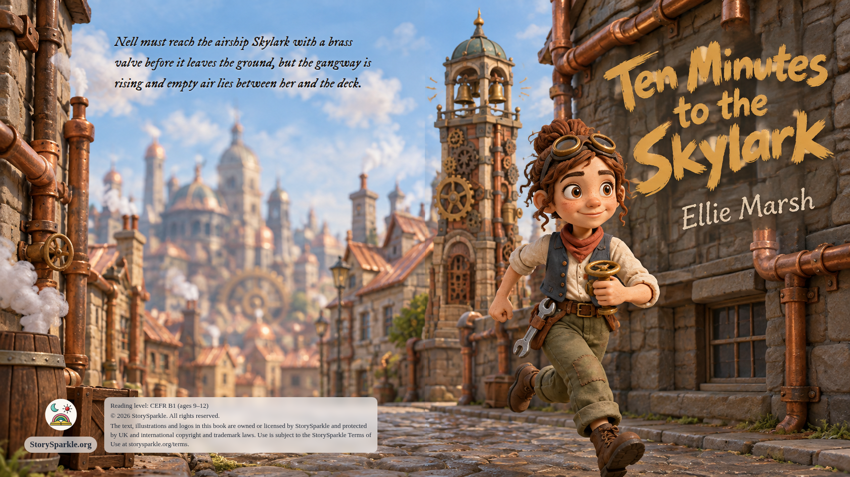 Ten Minutes to the Skylark: Front cover