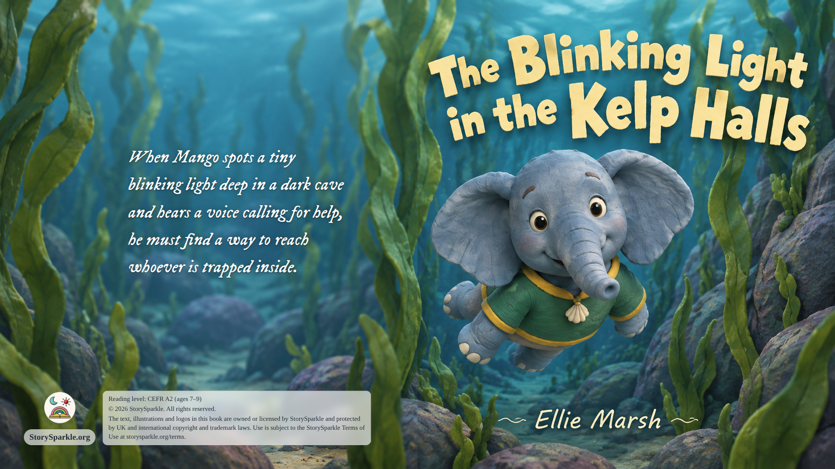 The Blinking Light in the Kelp Halls: Front cover