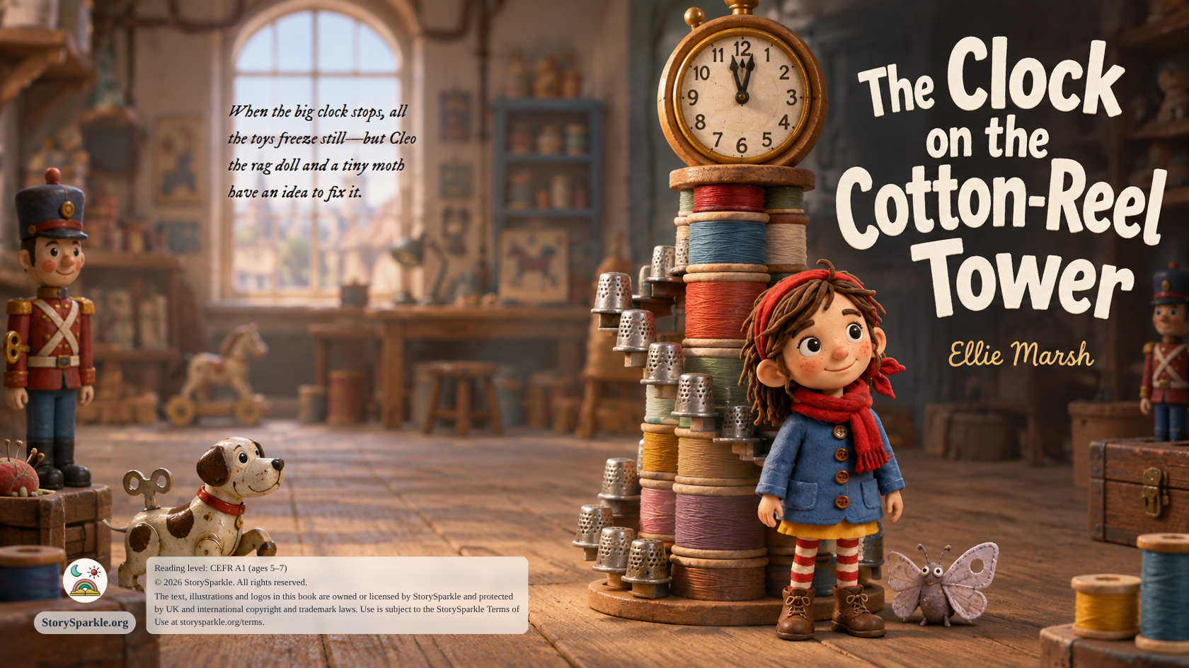 The Clock on the Cotton-Reel Tower: Front cover