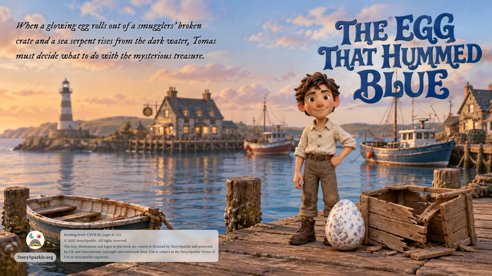The Egg That Hummed Blue: Portada