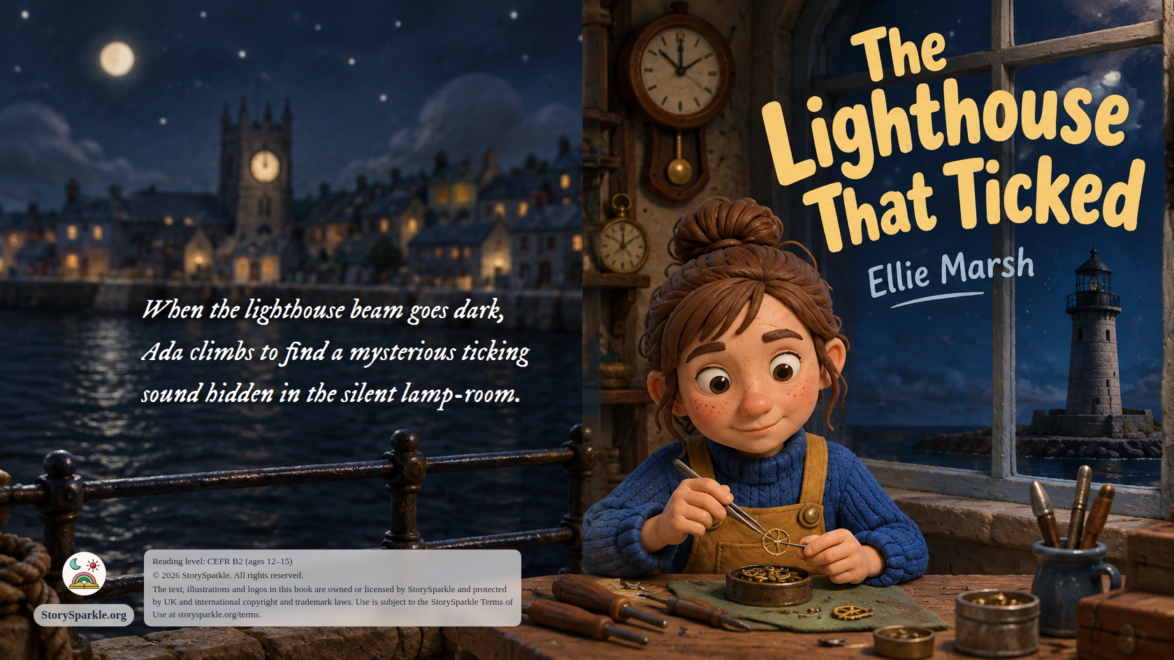 The Lighthouse That Ticked: Front cover