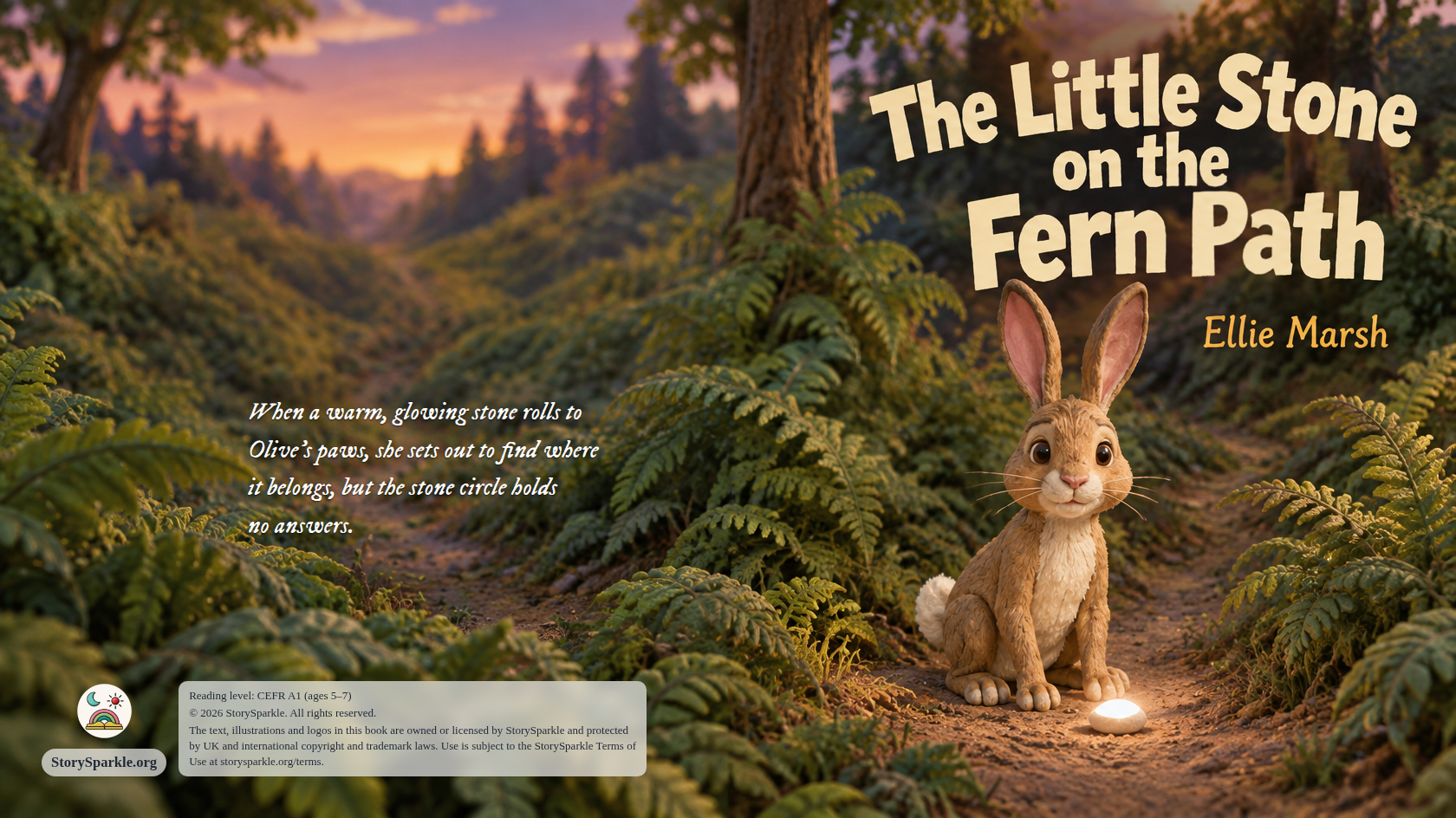 The Little Stone on the Fern Path: Front cover