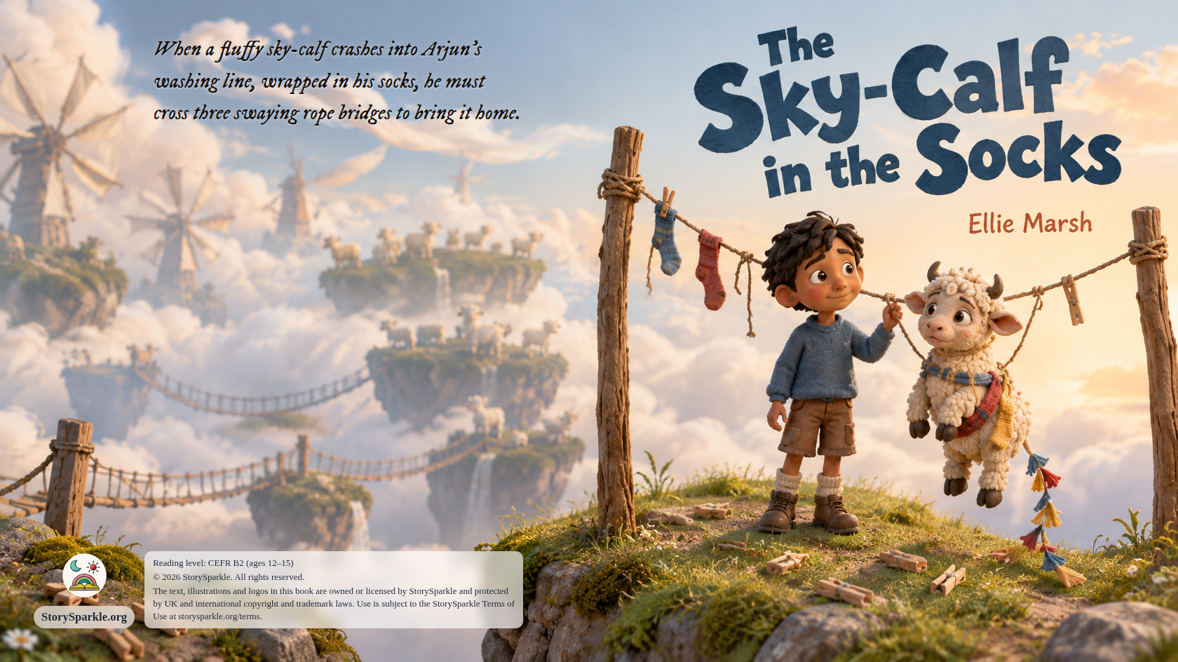 The Sky-Calf in the Socks: Front cover