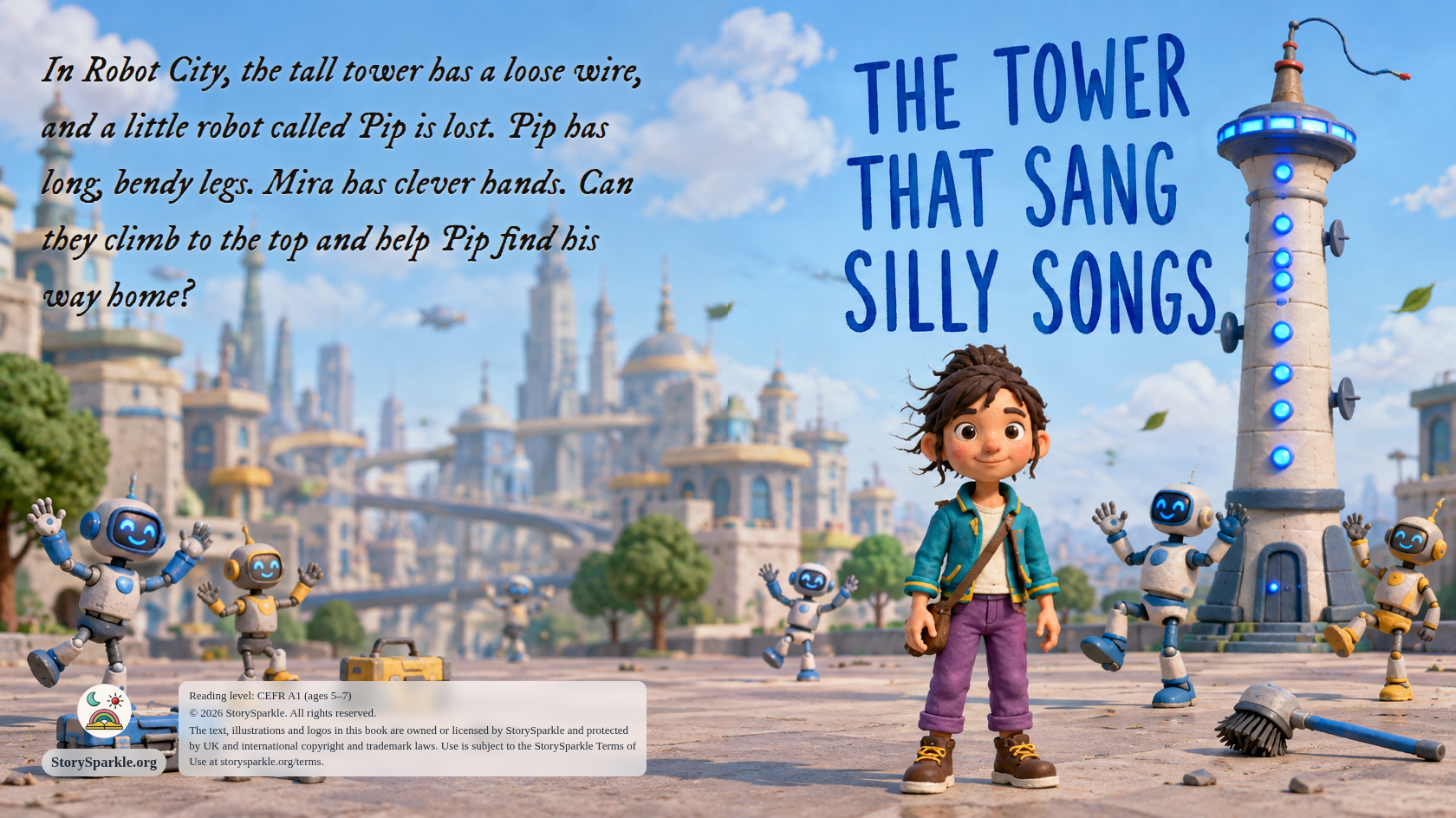 The Tower That Sang Silly Songs: Front cover