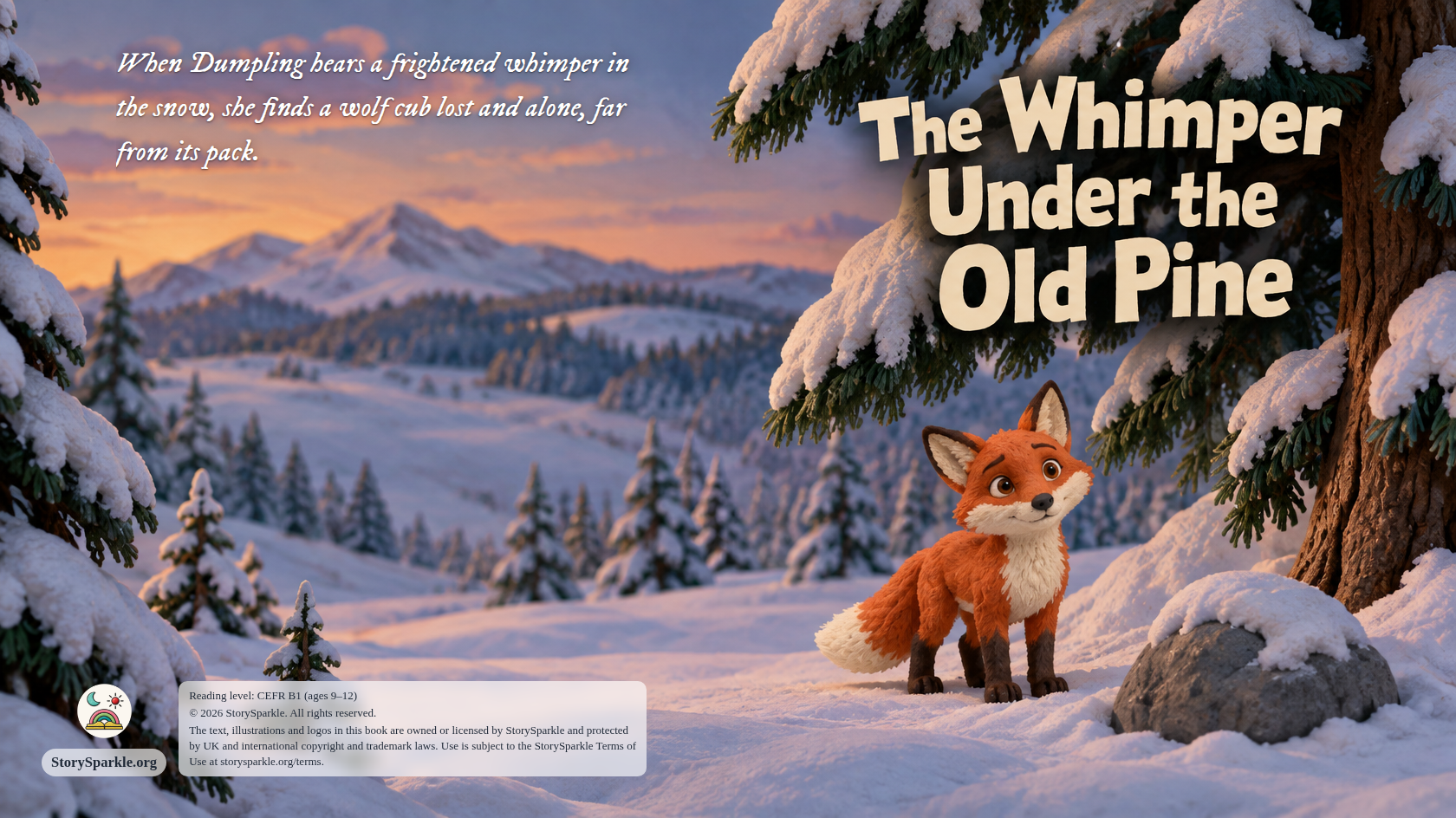 The Whimper Under the Old Pine: Front cover