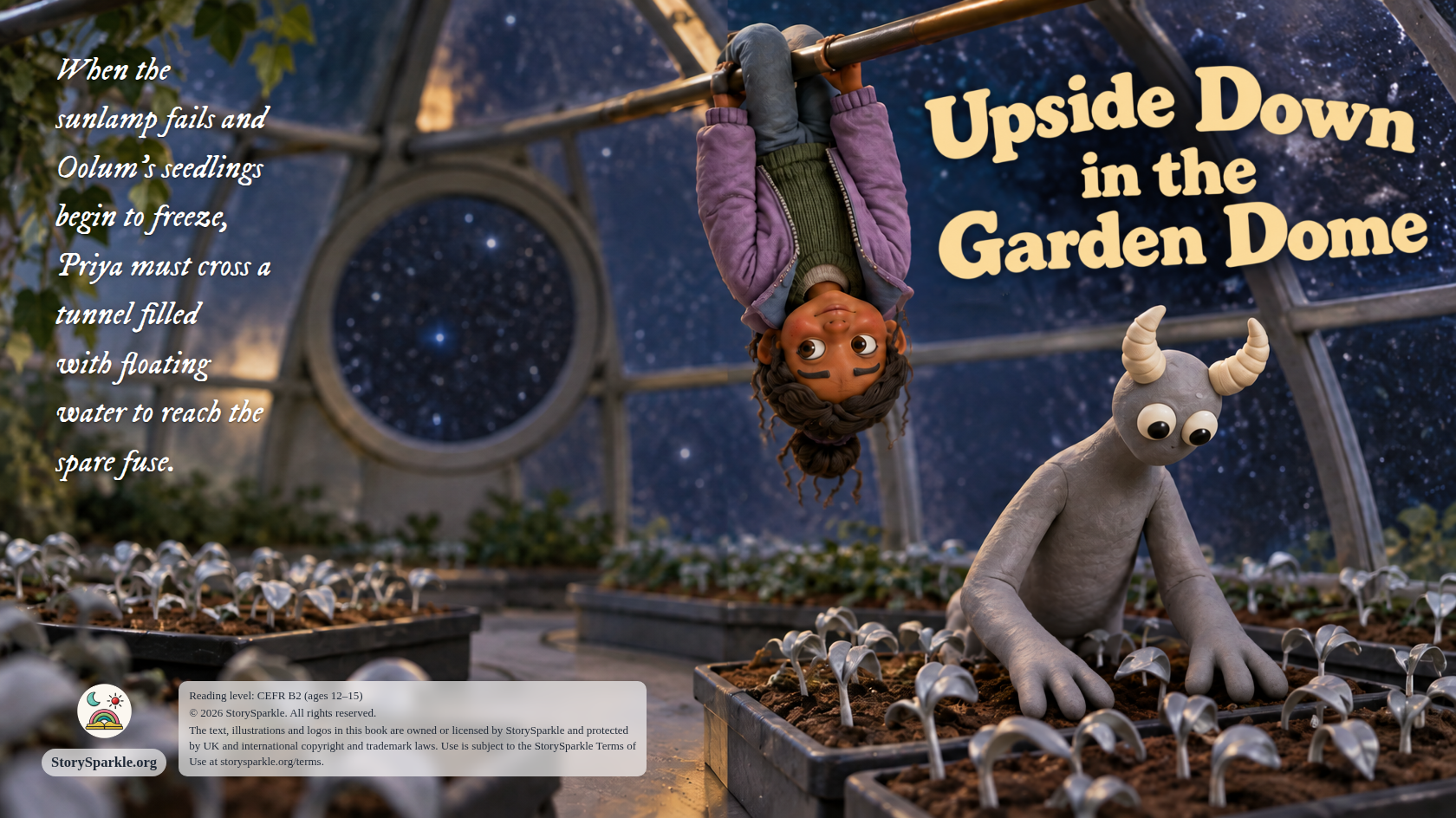 Upside Down in the Garden Dome: Front cover